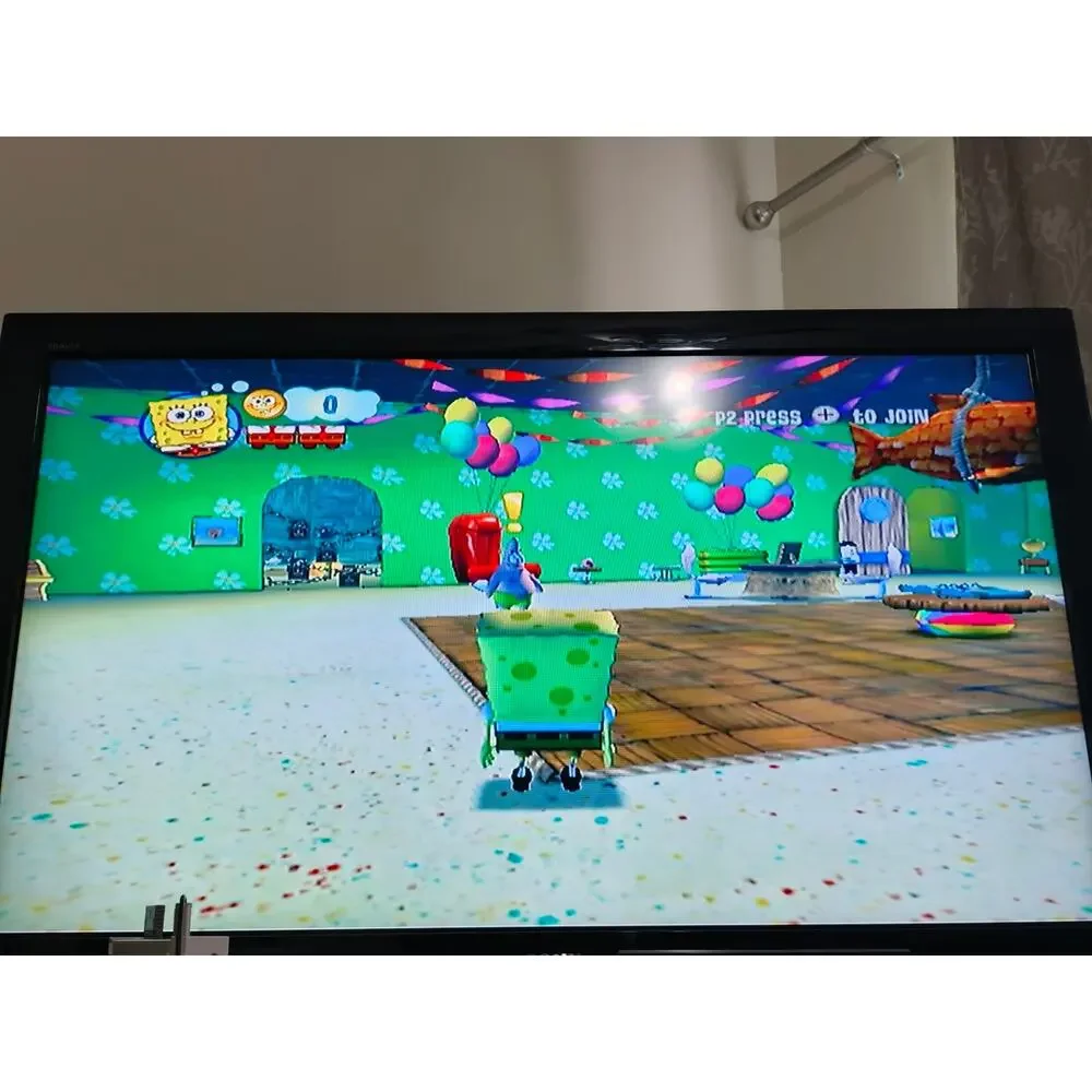 SpongeBob's Truth or Square Nintendo Wii Game Disc Only